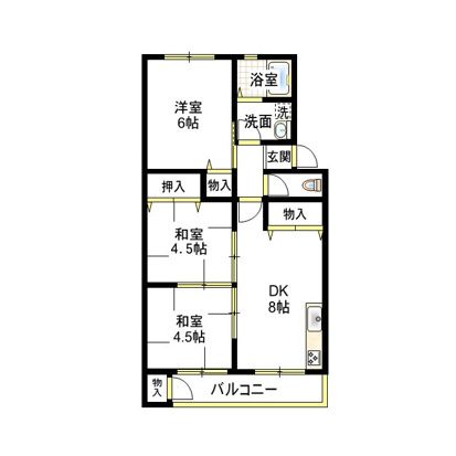 高木マンションの間取り