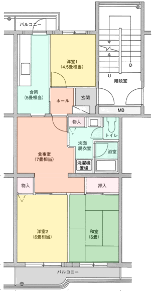 シーブリーズ金沢4の間取り