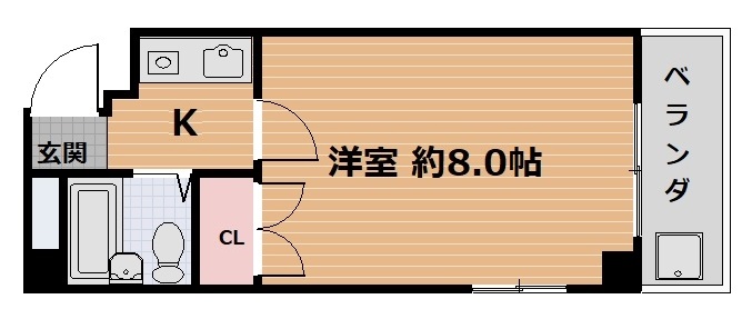 エスポワール川向の間取り