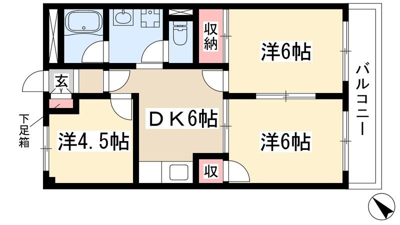 ロイヤルプラザヤマダの間取り