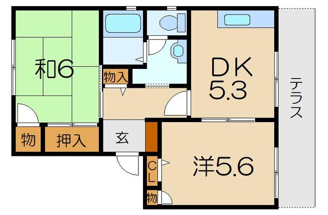 カーサＹＭ　IIの間取り