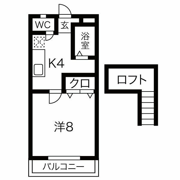 サンハイツサノックス　B棟の間取り