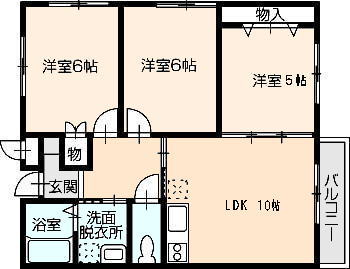 サンライトマンションの間取り