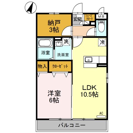 カンパーニュの間取り