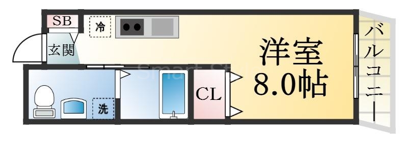 Giulia須磨浦IIの間取り