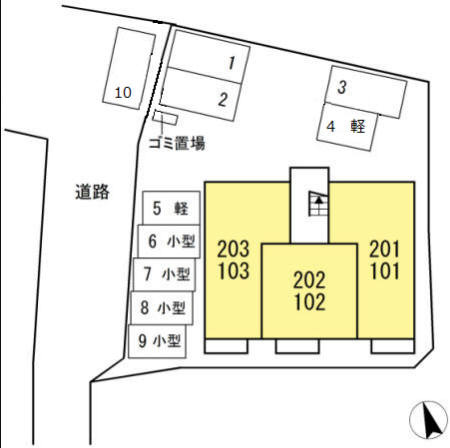 【松江市浜佐田町のアパートのその他】