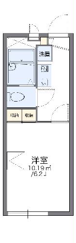 レオパレスドジェームの間取り