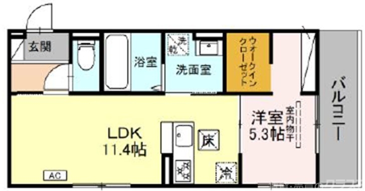 【アドラブールの間取り】