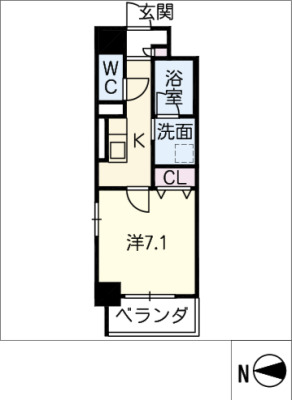 サクシード大曽根の間取り