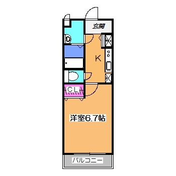 ピリアなかもずの間取り