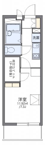 レオパレスアルタイルの間取り