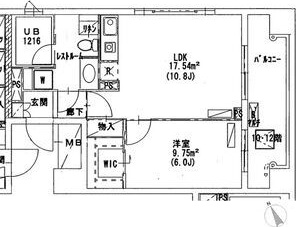 パークハビオ京橋の間取り