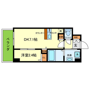 伊丹市千僧のマンションの間取り