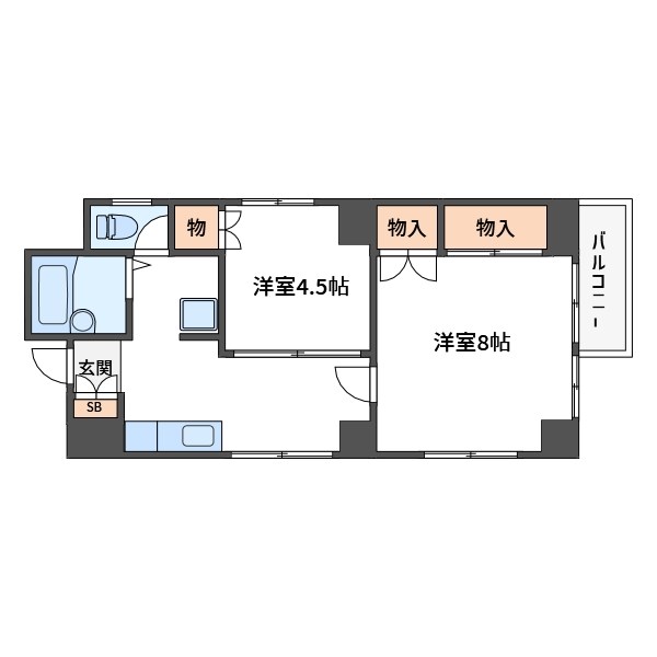 サンシルバー20の間取り