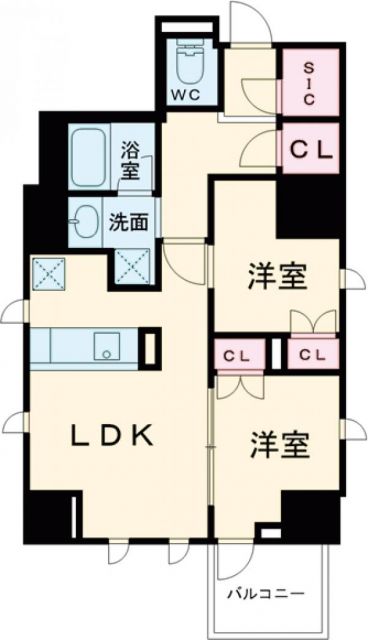 S-RESIDENCE日本橋馬喰町Aereの間取り