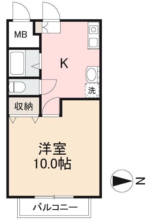 高松市仏生山町のマンションの間取り