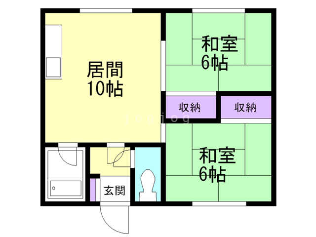 グリーンハイツの間取り