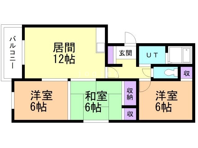 南５条ハイツの間取り