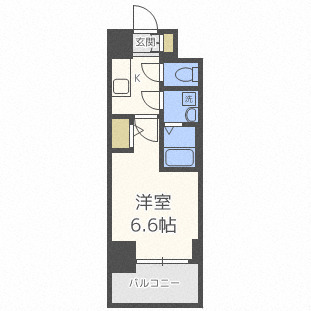 エスリード大阪上本町グリーズの間取り