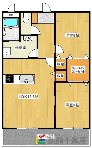 エイトレジデンス筑後野町の間取り