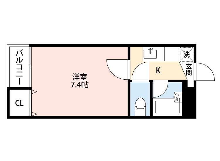 サングラッド黒髪の間取り