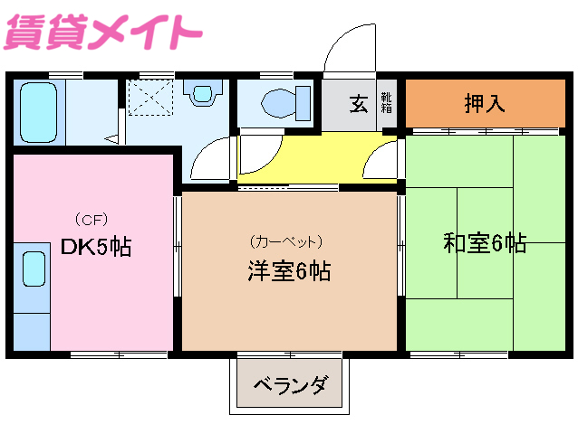 パレスコートの間取り