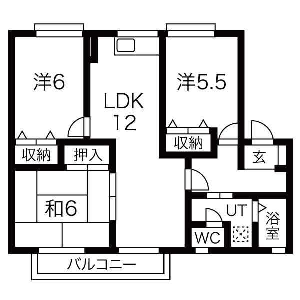 セジュールグランの間取り