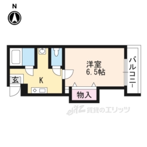 ライブＩＮ修学院の間取り