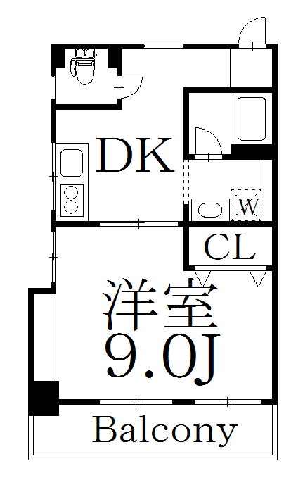 若松マンションの間取り