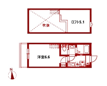 パストラーレ横浜の間取り