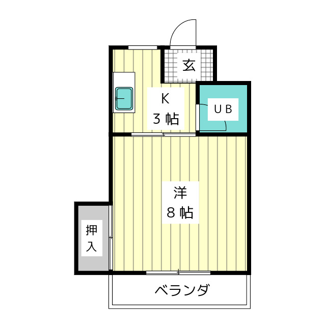 藤ハイツの間取り