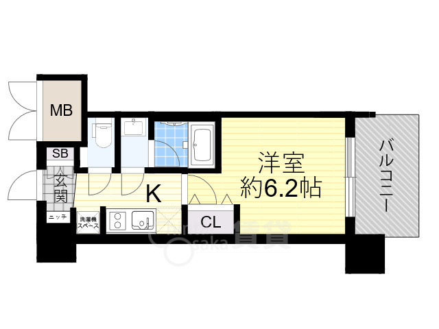 プレサンス神崎川ファインブレスの間取り