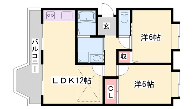 カインド小野の間取り