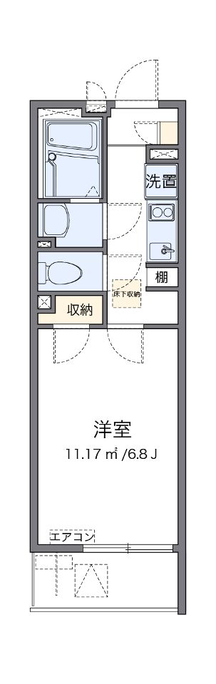 レオネクストさくらブリアンの間取り