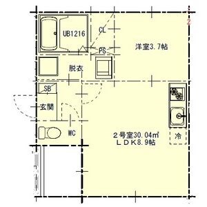 名古屋市守山区小幡常燈のアパートの間取り