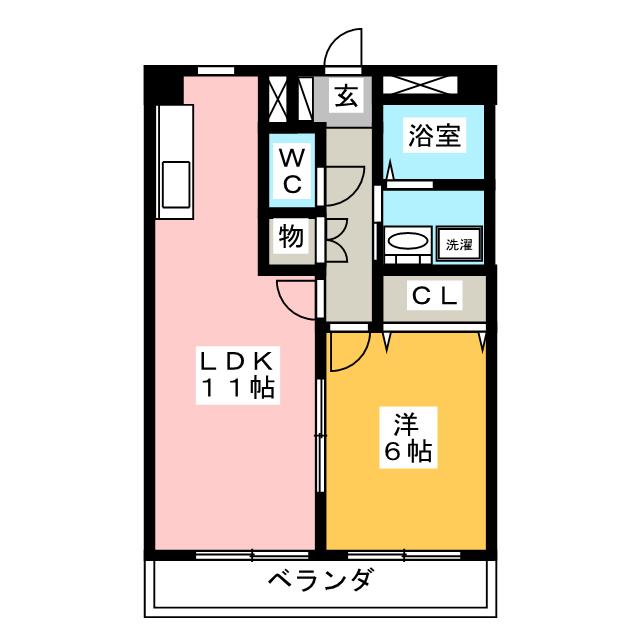 アゼリアガーデン　　北館の間取り