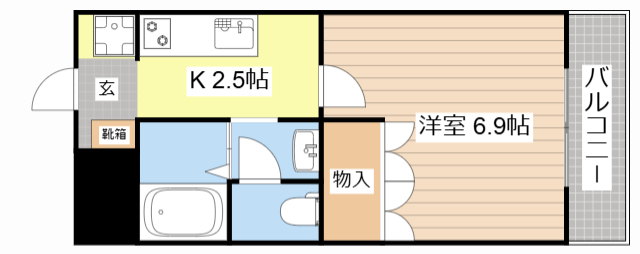 エスポアール堅田の間取り