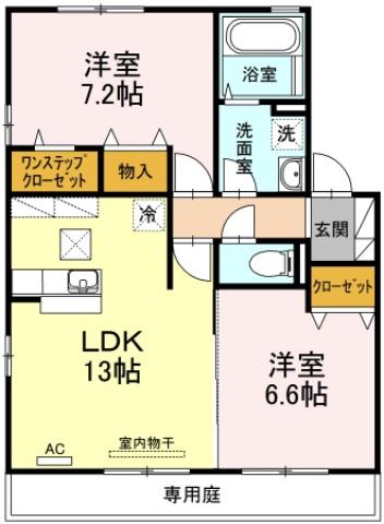 サンモール・Y A棟の間取り