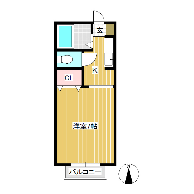 ディアス東吉田の間取り