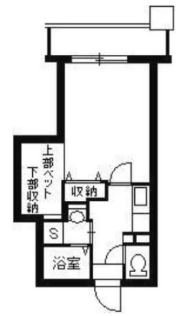 鹿児島市上荒田町のマンションの間取り