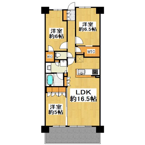 ザシーズンズグランアルト越谷レイクタウンの間取り