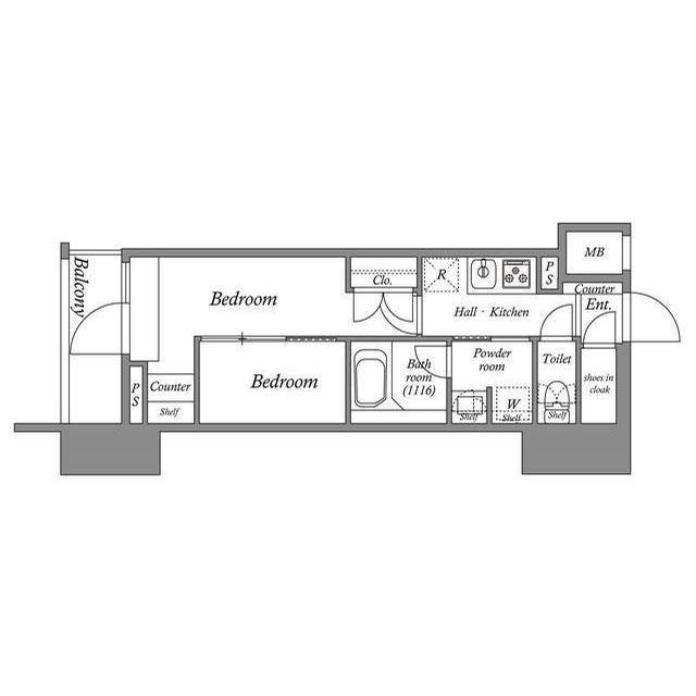 ACP　Residence亀戸の間取り