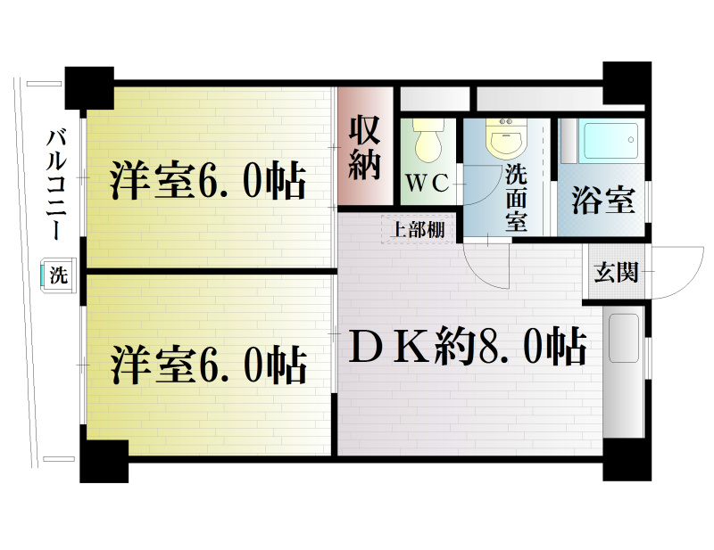 ロイヤルコーポの間取り