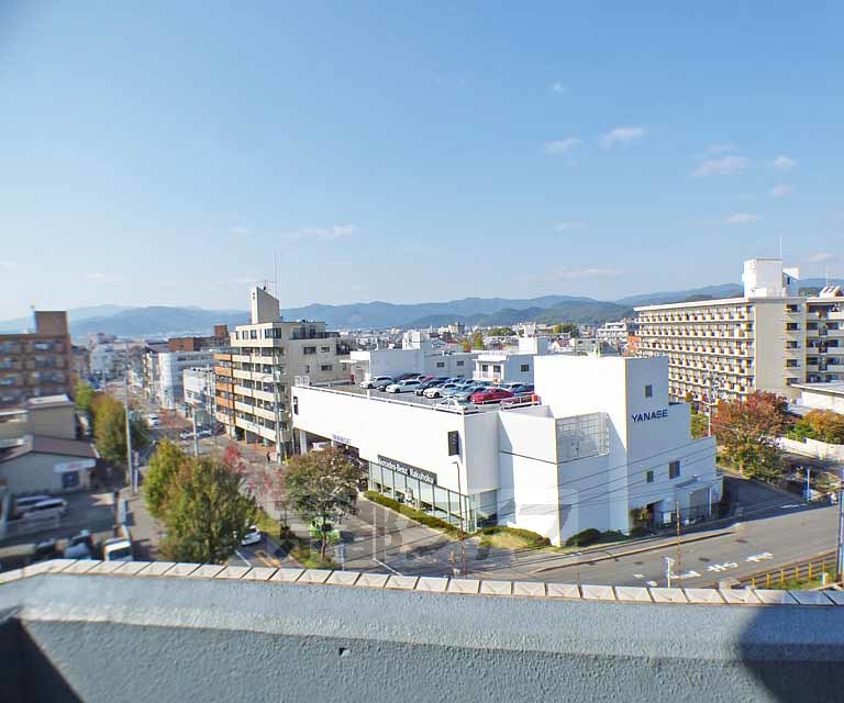 【京都市左京区一乗寺河原田町のマンションの眺望】