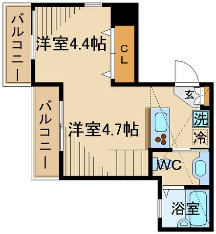 ラルゴ白糸台の間取り