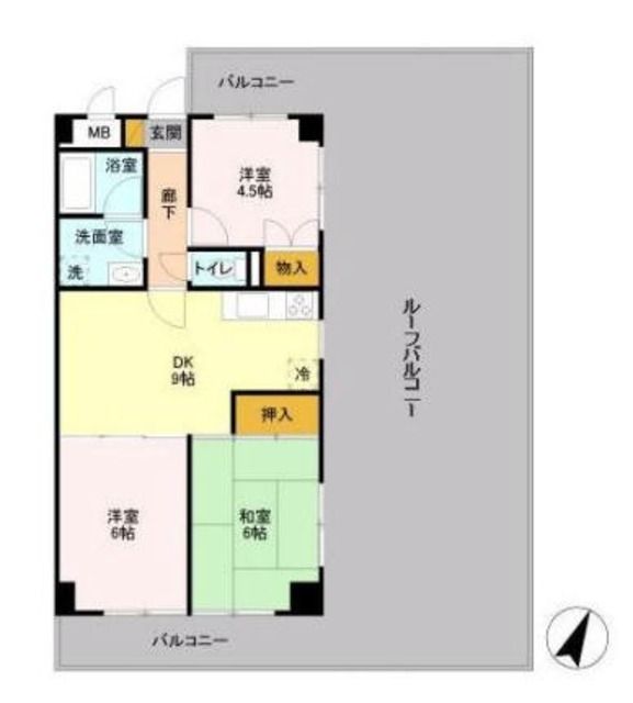 船橋市習志野台のマンションの間取り