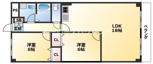 ハイツロンジンの間取り