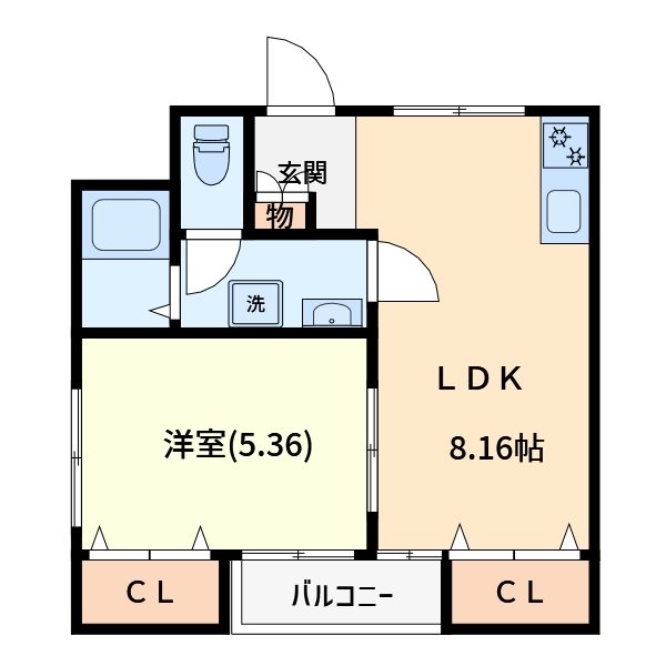 エーデルハイツの間取り