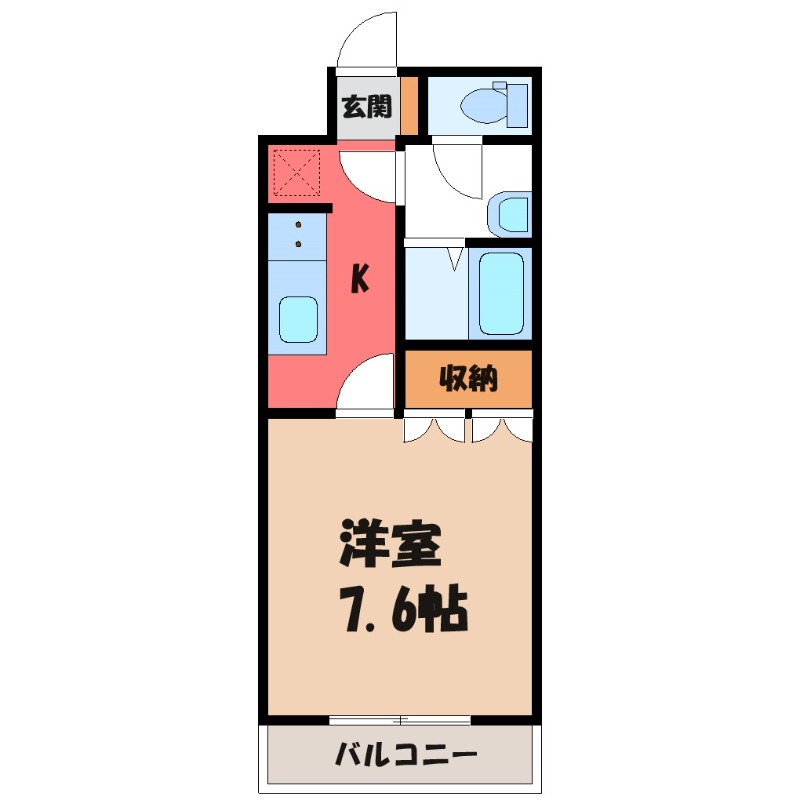 コートダジュールin桃ヶ丘 B棟の間取り