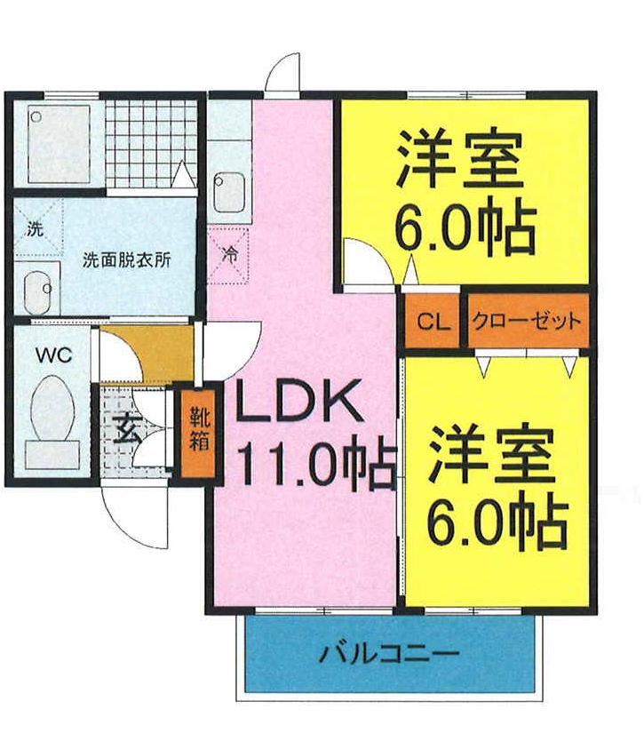 プランヴェールの間取り